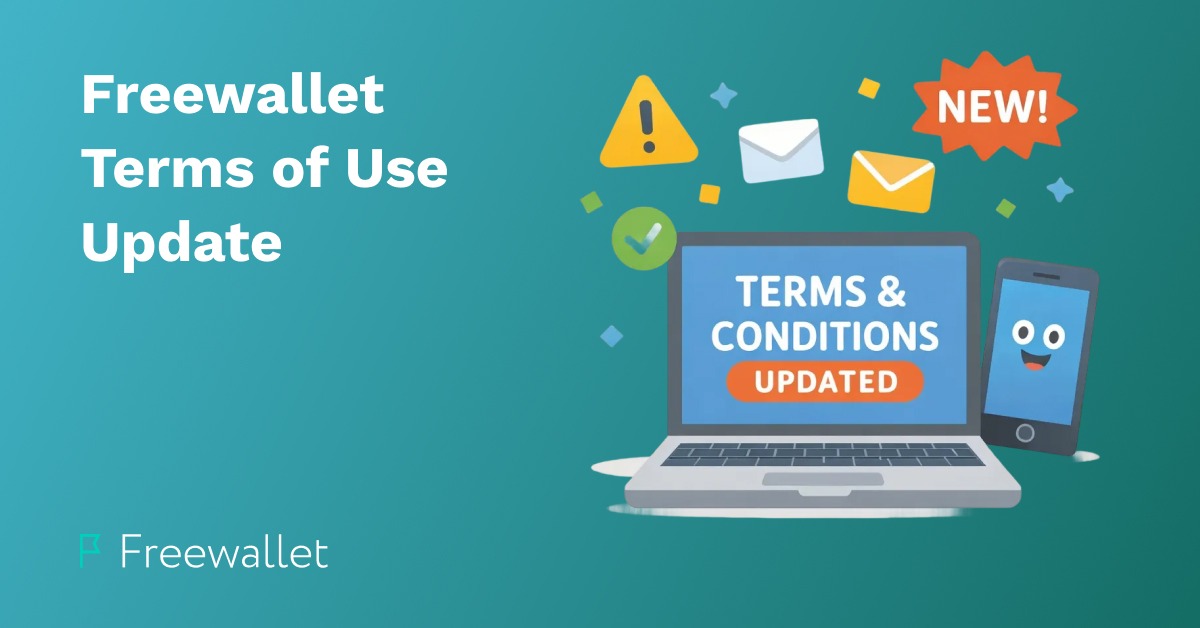 Notice of updated Terms of Use