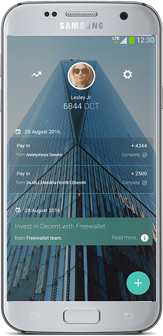 Freewallet Decent app