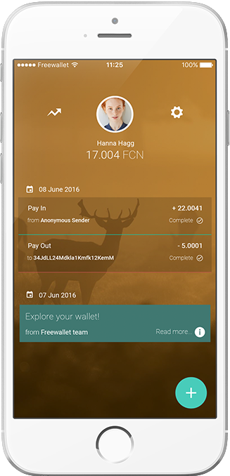 Freewallet FantomCoin app