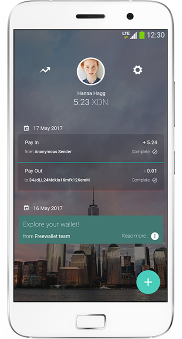 Freewallet DigitalNote app