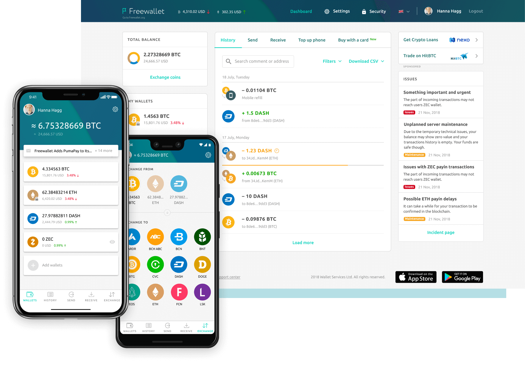 online multi crypto wallet