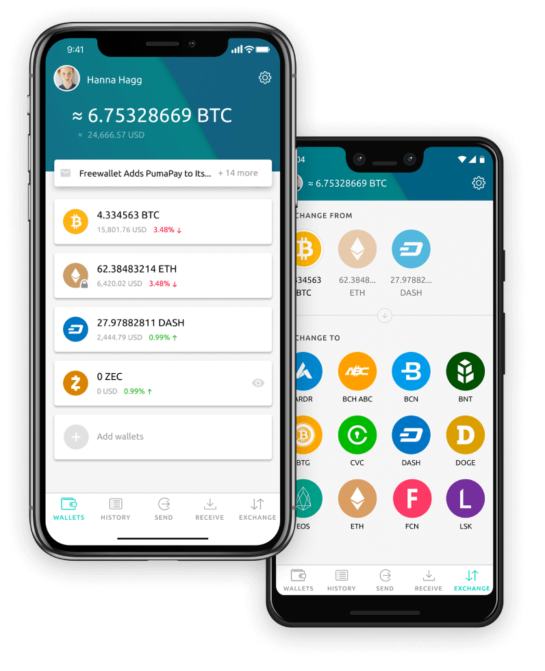 multiple crypto currency wallet