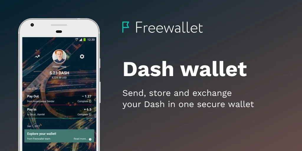 DASH Wallet for iOS and Android