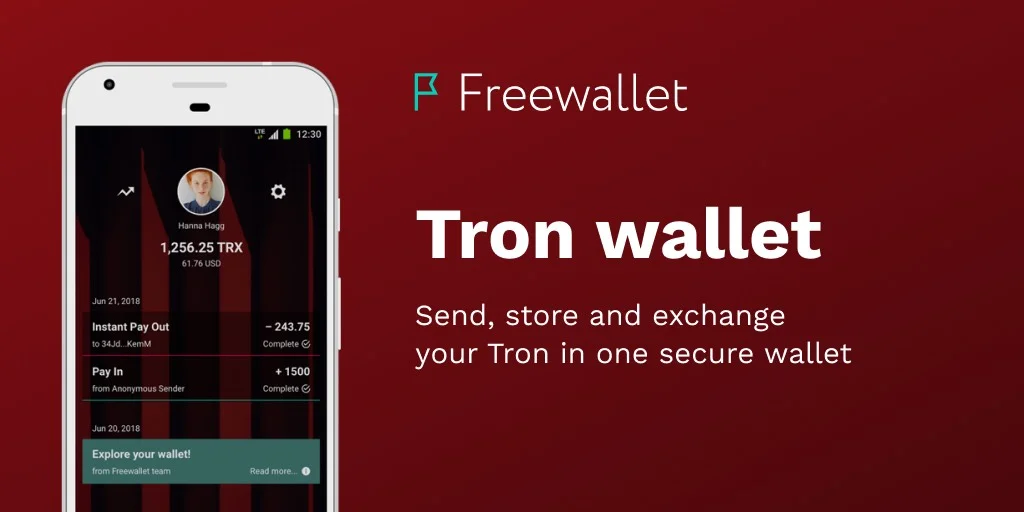Tron Wallet App for Android | Create Online and Secure TRX Wallet