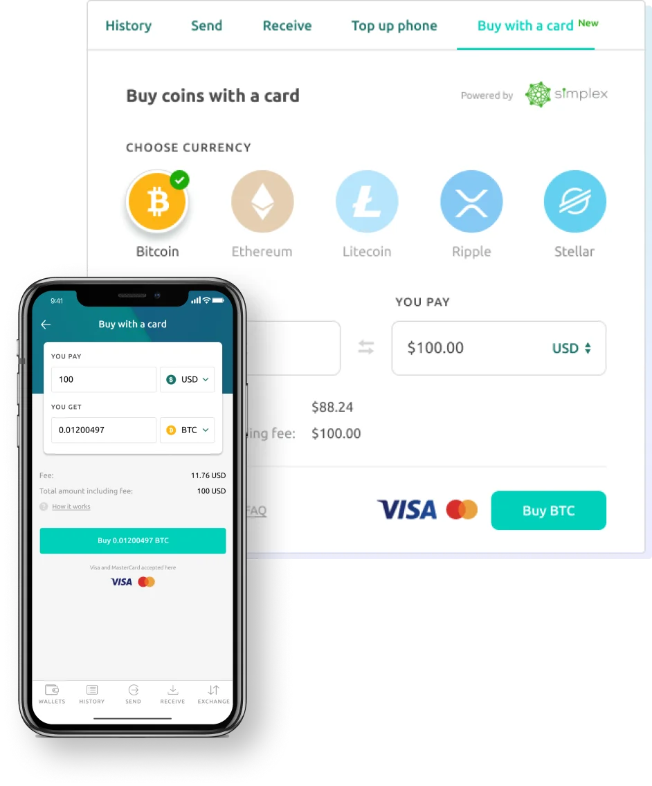 How to buy Bitcoin in Crypto Wallet