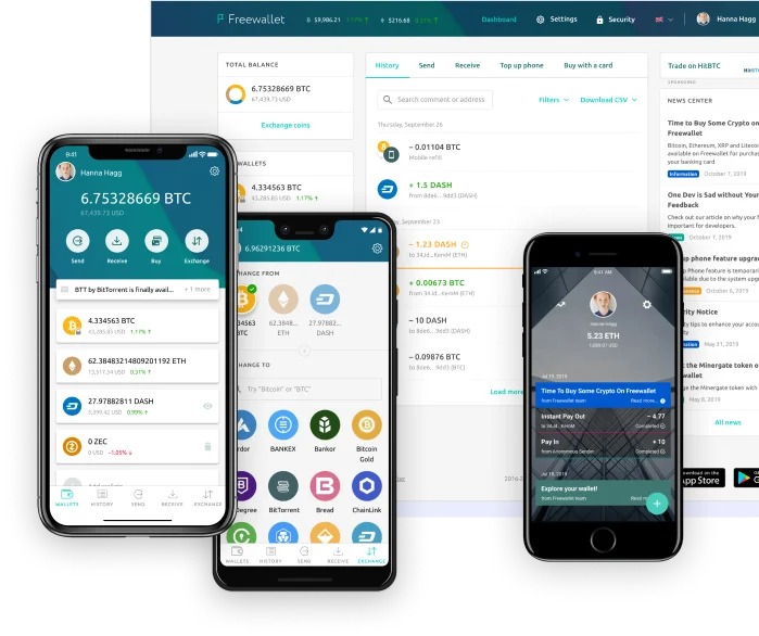 Freewallet preview