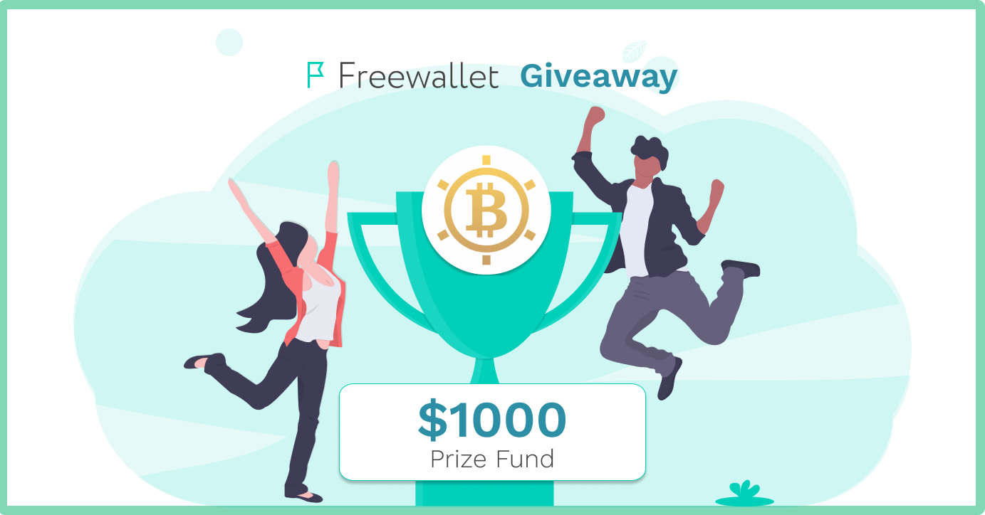 Freewallet Giveaway with a Prize Fund $1000